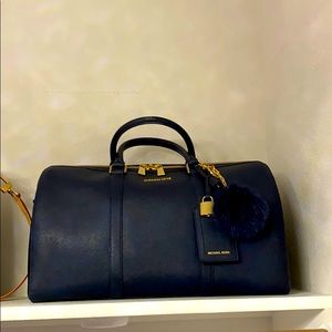 Navy Michael Kors Duffel